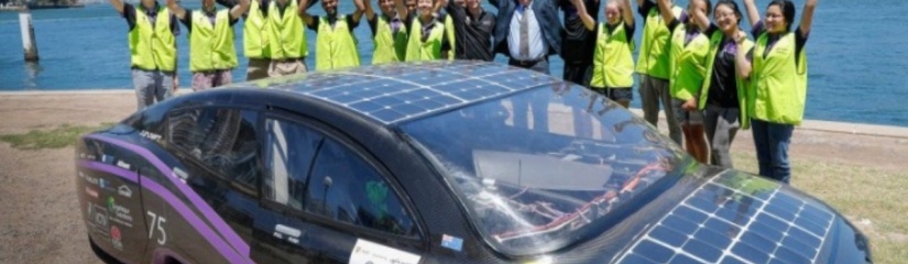 Estudantes australianos criam carro solar que bate recorde de menor consumo de energia do mundo