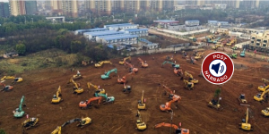 China corre contra o relógio para construir um hospital em 10 dias