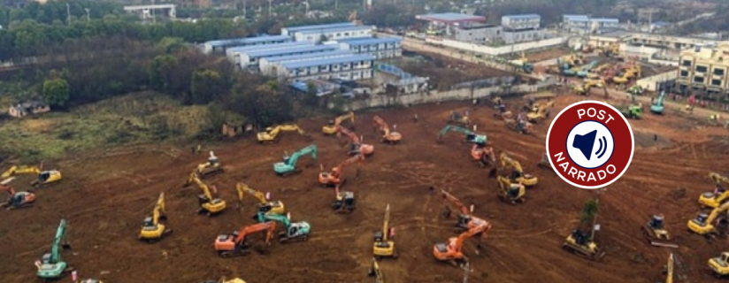 China corre contra o relógio para construir um hospital em 10 dias
