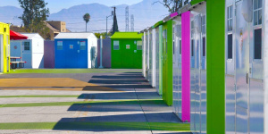 Lehrer Architects projeta complexo de "tiny houses" para moradores de rua em Los Angeles