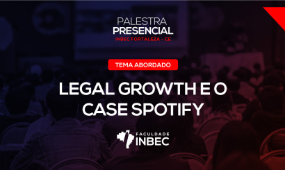 Ilustração do evento "LEGAL GROWTH E O CASE SPOTIFY"